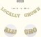 "Locally Grown" Banner - Green Farmers Market Baby Shower Decorations, Garden Theme Bunting Garland for Boys or Girls, First Birthday Fruit & Veggie Party Decor, High-Quality Textured Cardstock